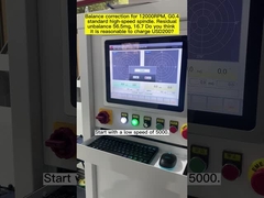 Motore a cuscinetto morbido a velocità elevata Fuso meccanico, Fuso elettrico di bilanciamento